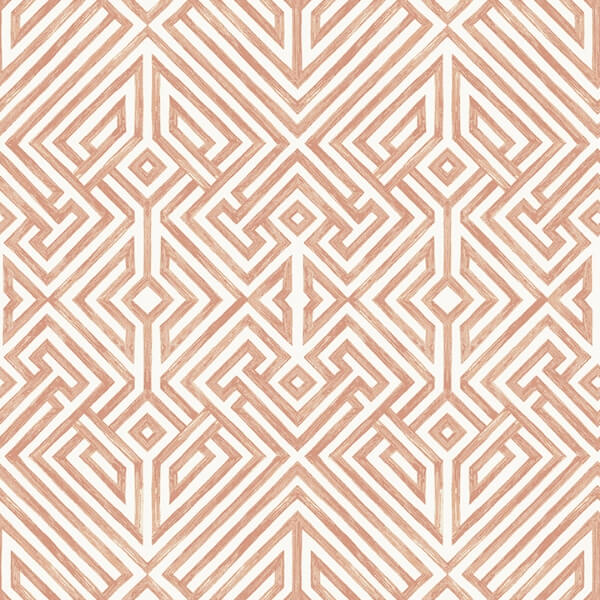 Lyon Coral Geometric Key Wallpaper