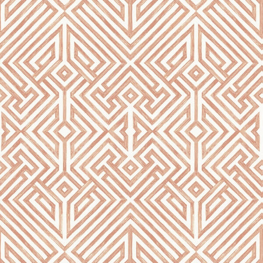Lyon Coral Geometric Key Wallpaper