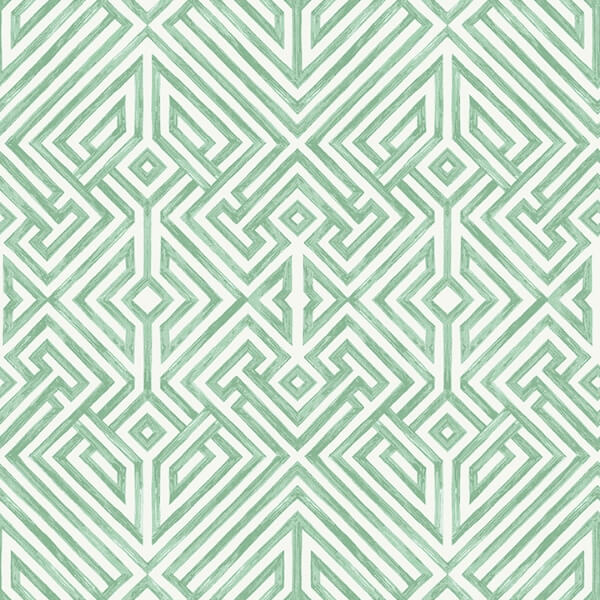 Lyon Green Geometric Key Wallpaper