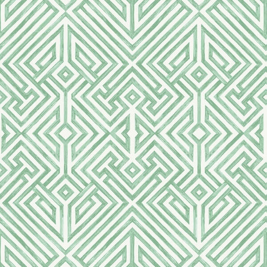 Lyon Green Geometric Key Wallpaper