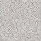 Periwinkle Sterling Textured Floral Wallpaper