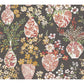 Harper Brown Floral Vase Wallpaper