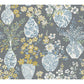 Harper Grey Floral Vase Wallpaper