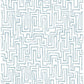 Ramble Blue Geometric Wallpaper