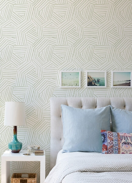 Helene Sage Geometric Lines Wallpaper