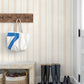 Alena Blush Soft Stripe Wallpaper