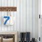 Alena Sky Blue Soft Stripe Wallpaper