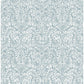 Elma Sky Blue Fiddlehead Wallpaper