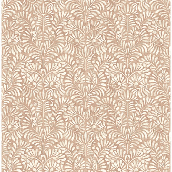 Elma Rust Fiddlehead Wallpaper