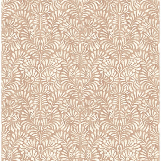 Elma Rust Fiddlehead Wallpaper