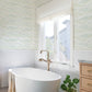 Dorea Sea Green Striated Waves Wallpaper