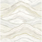Dorea Champagne Striated Waves Wallpaper