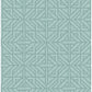 Hesper Teal Geometric Wallpaper