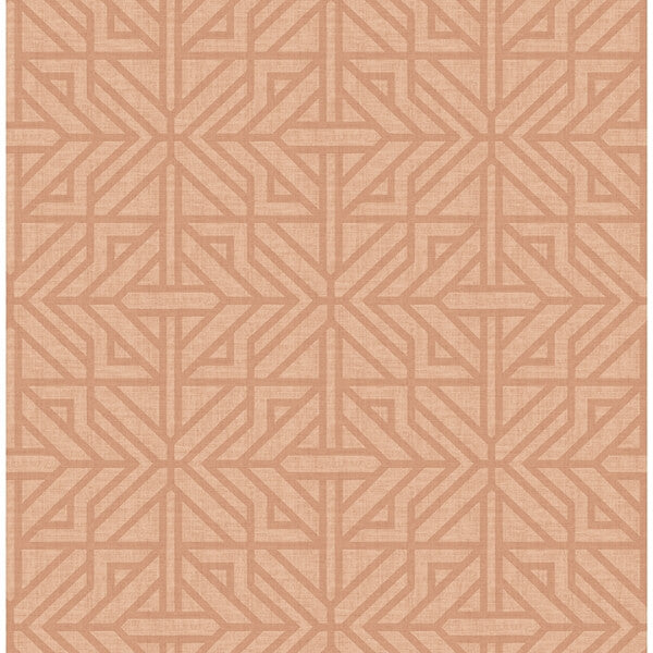 Hesper Rust Geometric Wallpaper