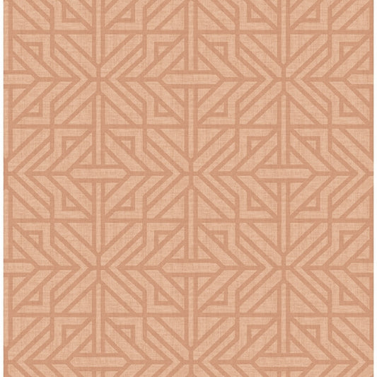 Hesper Rust Geometric Wallpaper