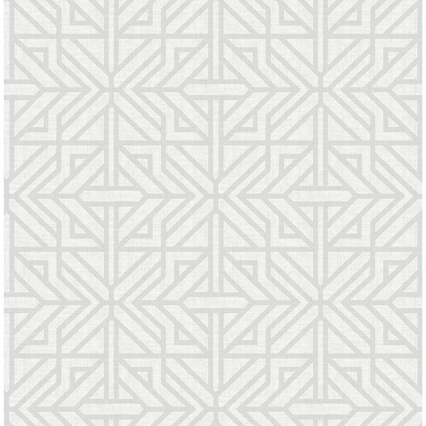 Hesper Grey Geometric Wallpaper