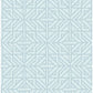 Hesper Sky Blue Geometric Wallpaper