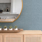 Minerva Denim Texture Geometric Wallpaper
