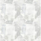 Perrin Light Grey Gem Geometric Wallpaper