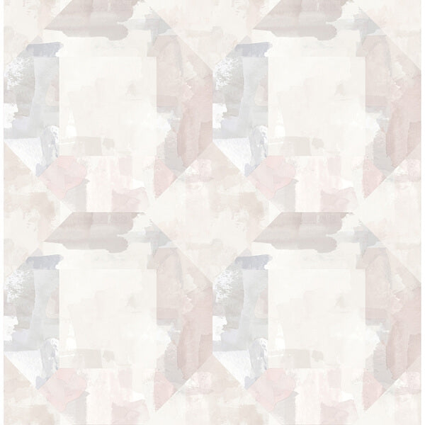 Perrin Lavender Gem Geometric Wallpaper