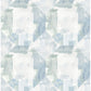 Perrin Blue Gem Geometric Wallpaper