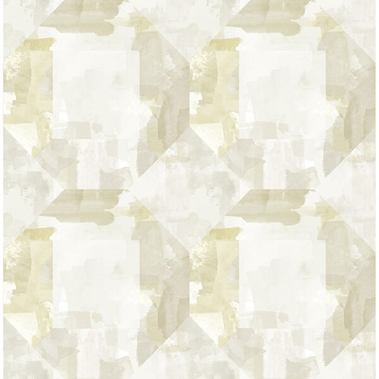 Perrin Olive Gem Geometric Wallpaper