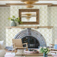 Perrin Olive Gem Geometric Wallpaper