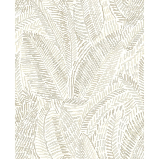 Fildia Taupe Botanical Wallpaper