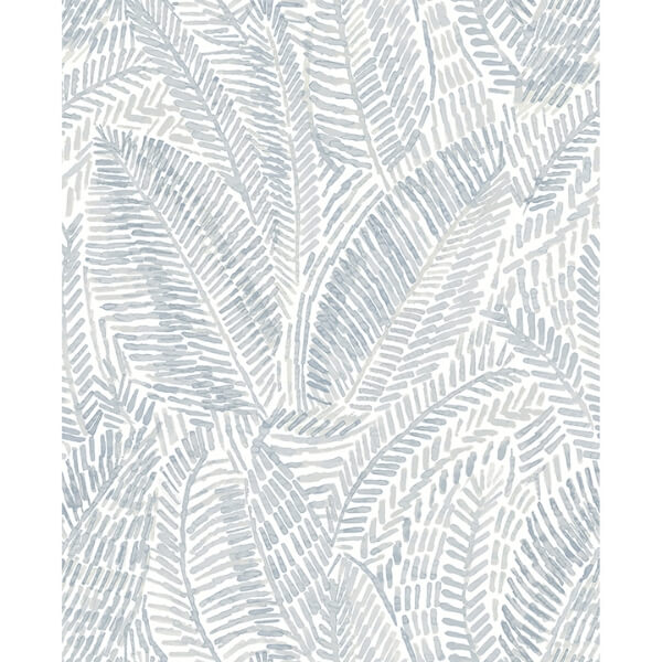 Fildia Light Blue Botanical Wallpaper