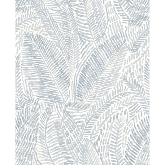 Fildia Light Blue Botanical Wallpaper