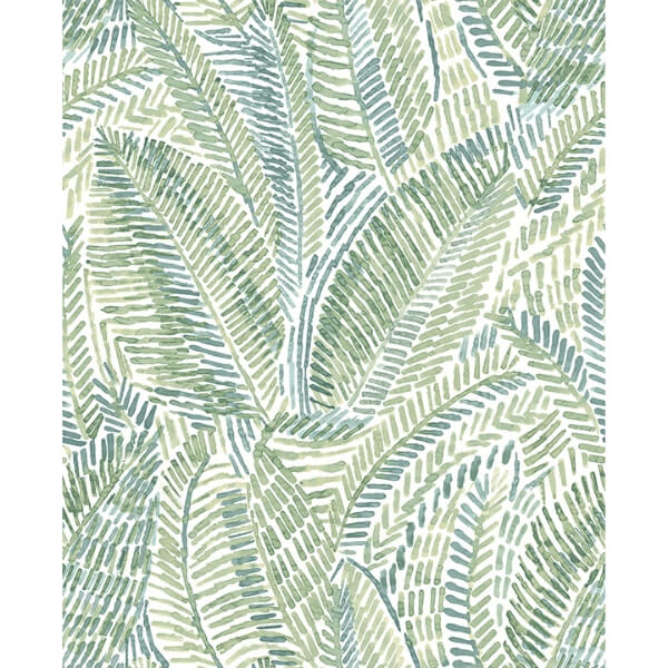 Fildia Green Botanical Wallpaper