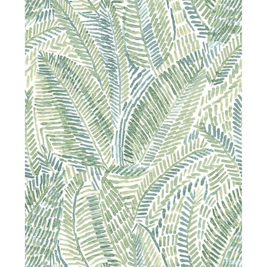 Fildia Green Botanical Wallpaper