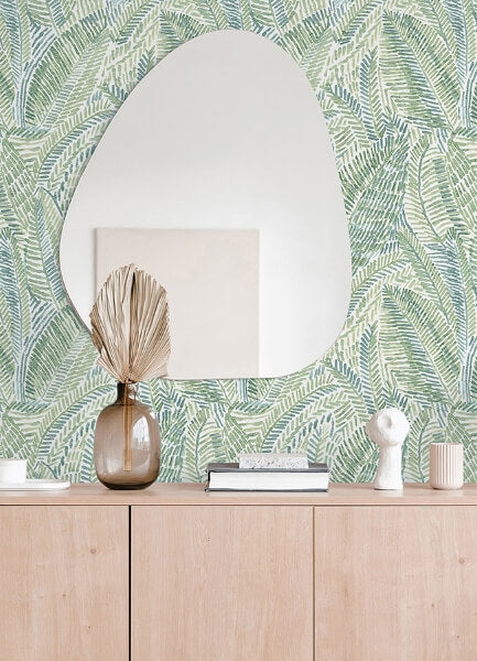 Fildia Green Botanical Wallpaper