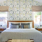 Odele Sky Blue Geometric Archways Wallpaper