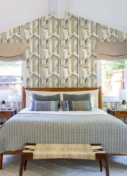 Odele Honey Geometric Archways Wallpaper