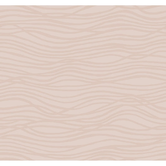 Galyn Rose Gold Pearlescent Wave Wallpaper