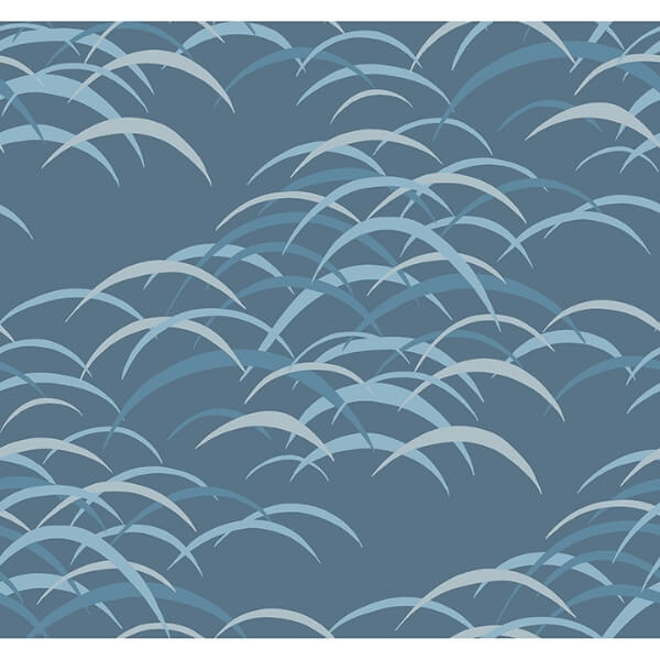 Kasia Dark Blue Abstract Wallpaper