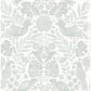 Nestle Light Grey Bird Block Print Wallpaper