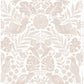 Nestle Pink Bird Block Print Wallpaper