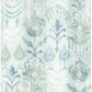 Pavord Green Floral Shibori Wallpaper