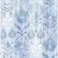 Pavord Blue Floral Shibori Wallpaper