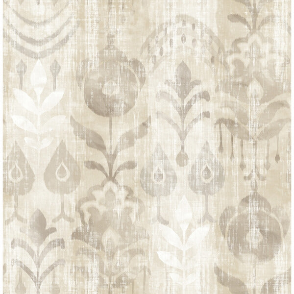 Pavord Neutral Floral Shibori Wallpaper