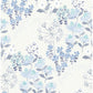 Cultivate Blue Springtime Blooms Wallpaper