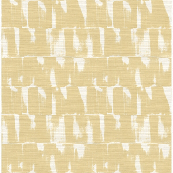 Bancroft Gold Artistic Stripe Wallpaper