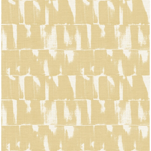 Bancroft Gold Artistic Stripe Wallpaper
