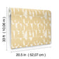 Bancroft Gold Artistic Stripe Wallpaper
