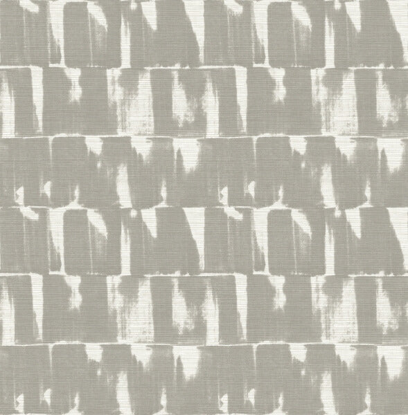Bancroft Grey Artistic Stripe Wallpaper