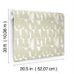 Bancroft Sage Artistic Stripe Wallpaper