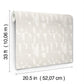 Bancroft Dove Artistic Stripe Wallpaper