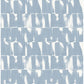 Bancroft Blue Artistic Stripe Wallpaper